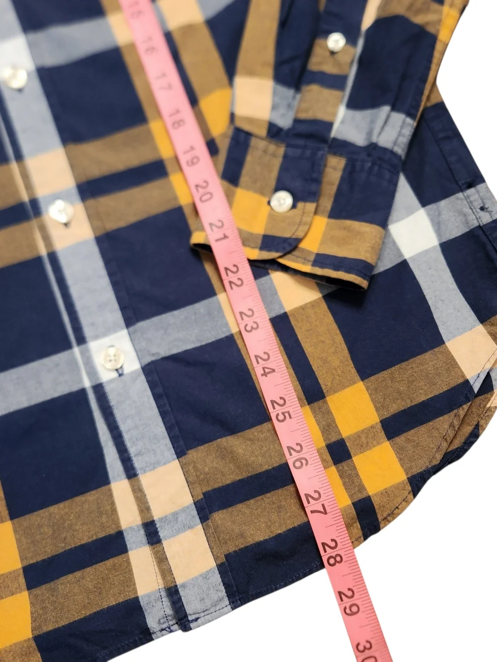 J. Crew VTG Men's Size S Plaid Check Cotton Slim-Fit Long-Sleeve Shirt Heritage